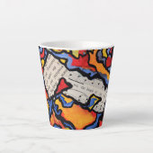 Tasse Latte Jours d'été (Devant)