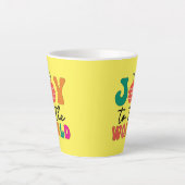 Tasse Latte Joy to The World - Christmas Design-50835 (Devant)
