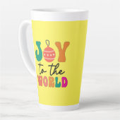 Tasse Latte Joy to The World - Christmas Design-50835 (Angle gauche)