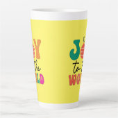 Tasse Latte Joy to The World - Christmas Design-50835 (Devant)