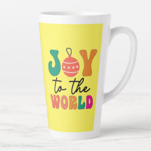 Tasse Latte Joy to The World - Christmas Design-50835