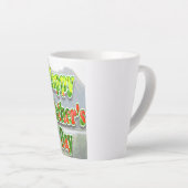 Tasse Latte Joyeuse Fête des Mères (Angle droit)