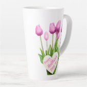 Tasse Latte Joyeuse Fête des Mères (Angle droit)
