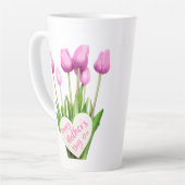Tasse Latte Joyeuse Fête des Mères (Angle gauche)
