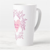 Tasse Latte Joyeuse fête maman (Angle droit)
