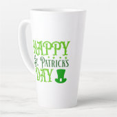 Tasse Latte Joyeuse Saint-Patrick (Angle gauche)