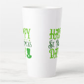 Tasse Latte Joyeuse Saint-Patrick (Devant)