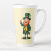 Tasse Latte Joyeuse Saint-Patrick Mignon Lutin (Droite)