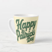 Tasse Latte Joyeuse Saint-Patrick Mignon Lutins (Angle gauche)