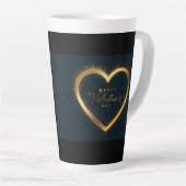 Tasse Latte Joyeuse Saint-Valentin ! (Angle droit)
