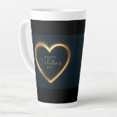 Tasse Latte Joyeuse Saint-Valentin ! (Angle gauche)