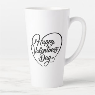 Tasse Latte Joyeuse Saint-Valentin-23823