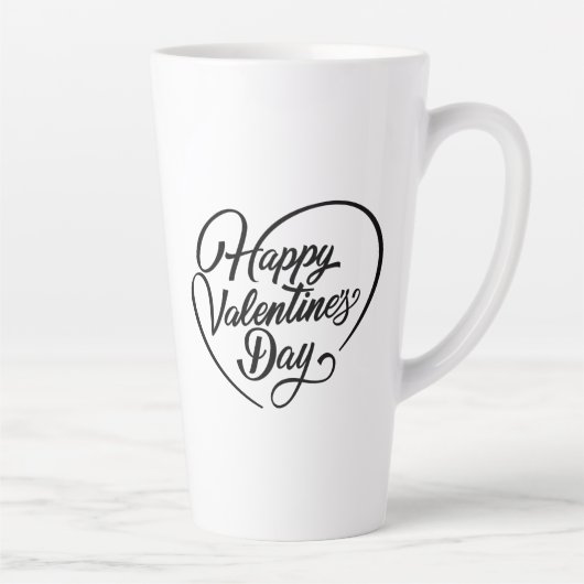 Tasse Latte Joyeuse Saint-Valentin-23823 (Droite)