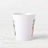 Tasse Latte Joyeuses fêtes ! Sucre de canne Gnome (Devant)