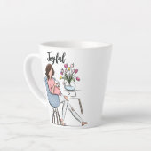 Tasse Latte Joyeux (Angle gauche)