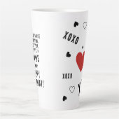 Tasse Latte Joyeux anniversaire GENIUS sarcastique drôle (Devant)