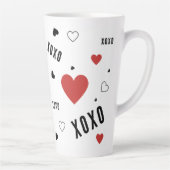 Tasse Latte Joyeux anniversaire sarcastique pour meilleur ami (Droite)
