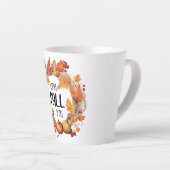 Tasse Latte Joyeux automne Y'all (Angle droit)
