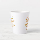 Tasse Latte Joyeux automne Y'all (Devant)