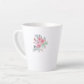 Tasse Latte Joyeux fleuron (Angle gauche)