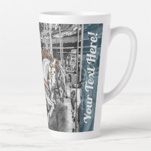 Tasse Latte Joyeux Go Round Carousel Photography