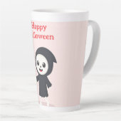 Tasse Latte Joyeux Halloween (Angle droit)