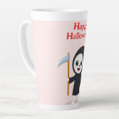 Tasse Latte Joyeux Halloween (Angle gauche)