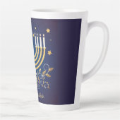 Tasse Latte Joyeux Hanukka (Droite)