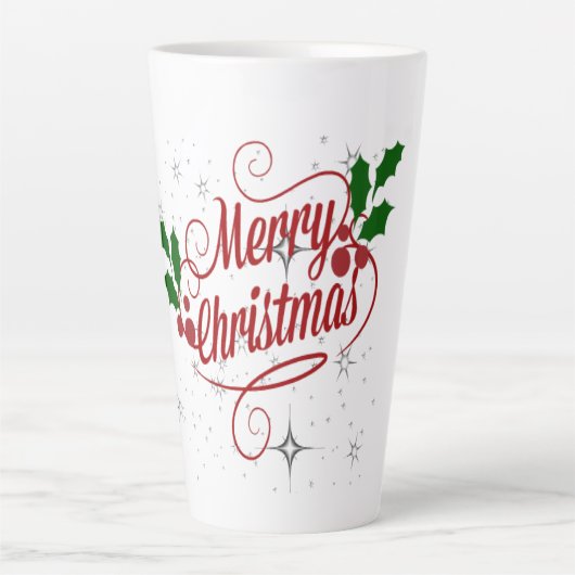 Tasse Latte Joyeux latte de Noël (Devant)