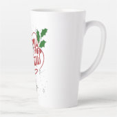 Tasse Latte Joyeux latte de Noël (Droite)