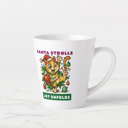 Tasse Latte Joyeux Noël (Droite)