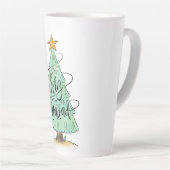 Tasse Latte Joyeux Noël (Angle droit)