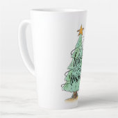 Tasse Latte Joyeux Noël (Angle gauche)