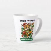 Tasse Latte Joyeux Noël (Angle droit)
