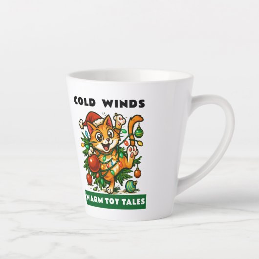 Tasse Latte Joyeux Noël (Droite)