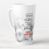 Tasse Latte Joyeux Noël (Angle gauche)