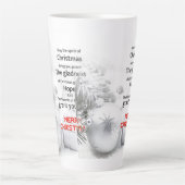 Tasse Latte Joyeux Noël (Devant)