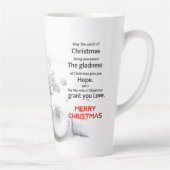 Tasse Latte Joyeux Noël (Droite)