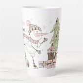 Tasse Latte Joyeux Noël (Devant)