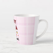 Tasse Latte Joyeux Noël - Buffalo nus plaid (Droite)