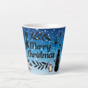 Tasse Latte Joyeux Noël cadeau de fête