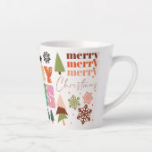 Tasse Latte Joyeux Noël cadeau de fête (Droite)