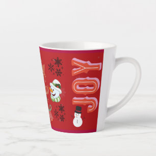Tasse Latte Joyeux Noël cadeau de vacances