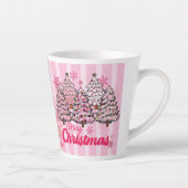 Tasse Latte Joyeux Noël cadeau de vacances (Droite)