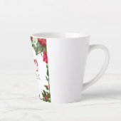 Tasse Latte Joyeux Noël de verdure (Droite)