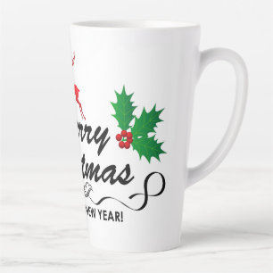 Tasse Latte Joyeux Noël et bonne année