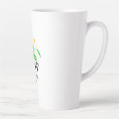 Tasse Latte Joyeux Noël Festif (Droite)