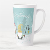 Tasse Latte Joyeux Noël Gnomes (Droite)