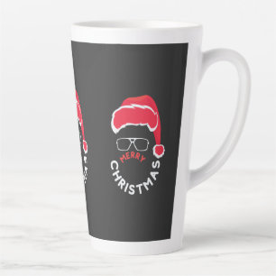 Tasse Latte Joyeux Noël, Joyeux et lumineux