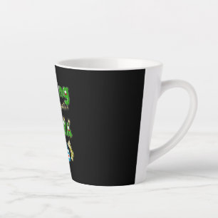 Tasse Latte Joyeux Noël Joyeux Noël en attente Père Noël
